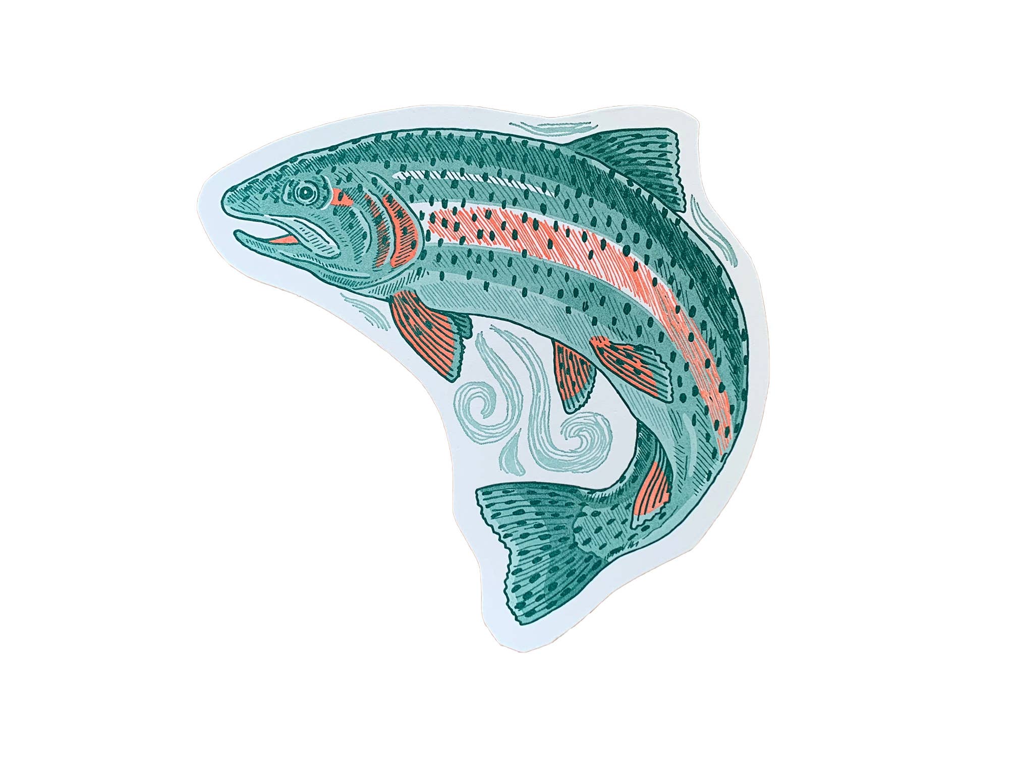 Trout Postcard - Image 1