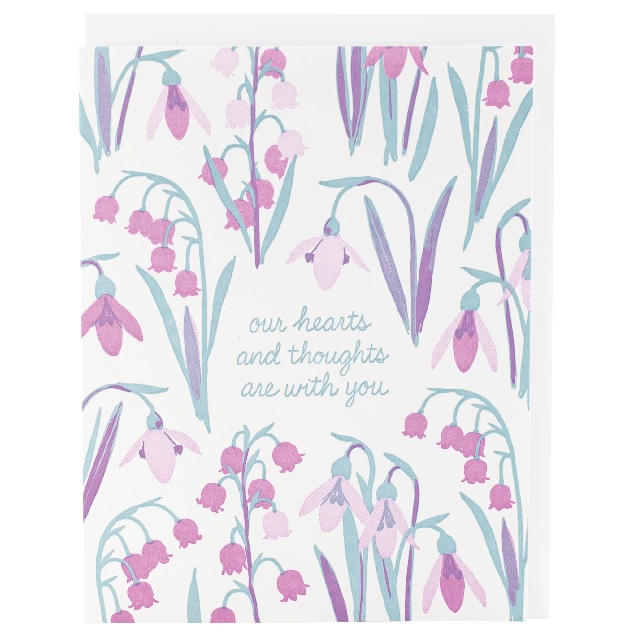 Lily of the Valley Sympathy Card - Image 1