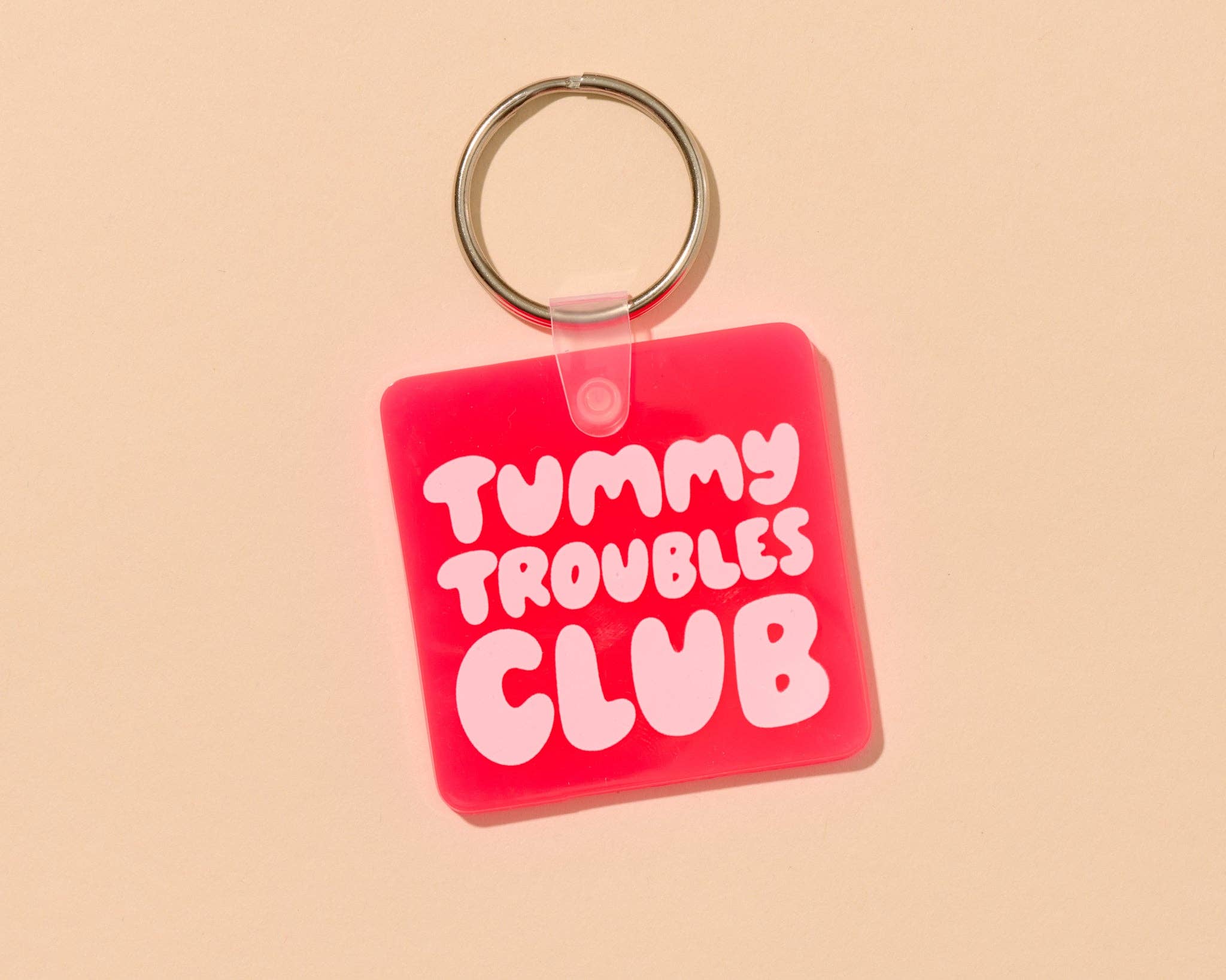 PVC Keychain by Your Gal Kiwi—Tummy Troubles Club (Funny) - Image 2
