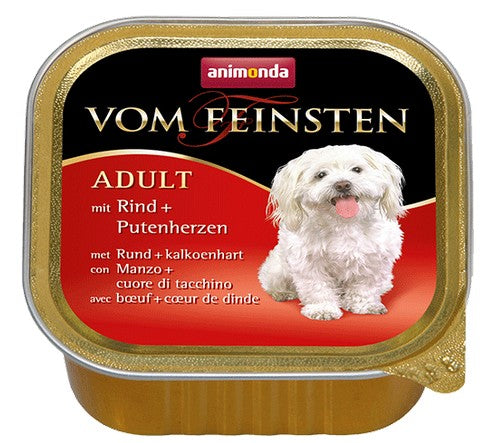 Animonda vom Feinsten Dog Wołowina i Serca Indyka 150g - Image 2