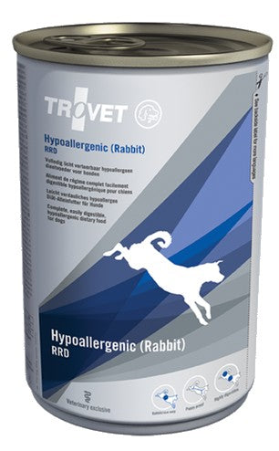 Trovet RRD Hypoallergenic Królik dla psa puszka 400g - Image 1