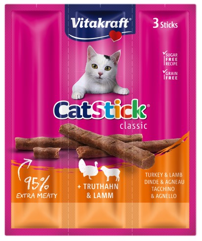 Vitakraft Cat Stick Classic Indyk i Jagnięcina 18g [18202] - Image 1