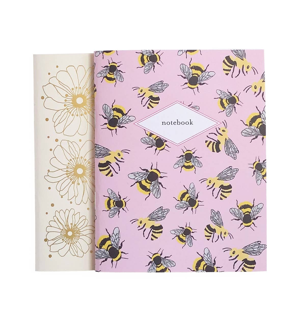 Bees and Gold Flowers Notebook Pack - Image 1