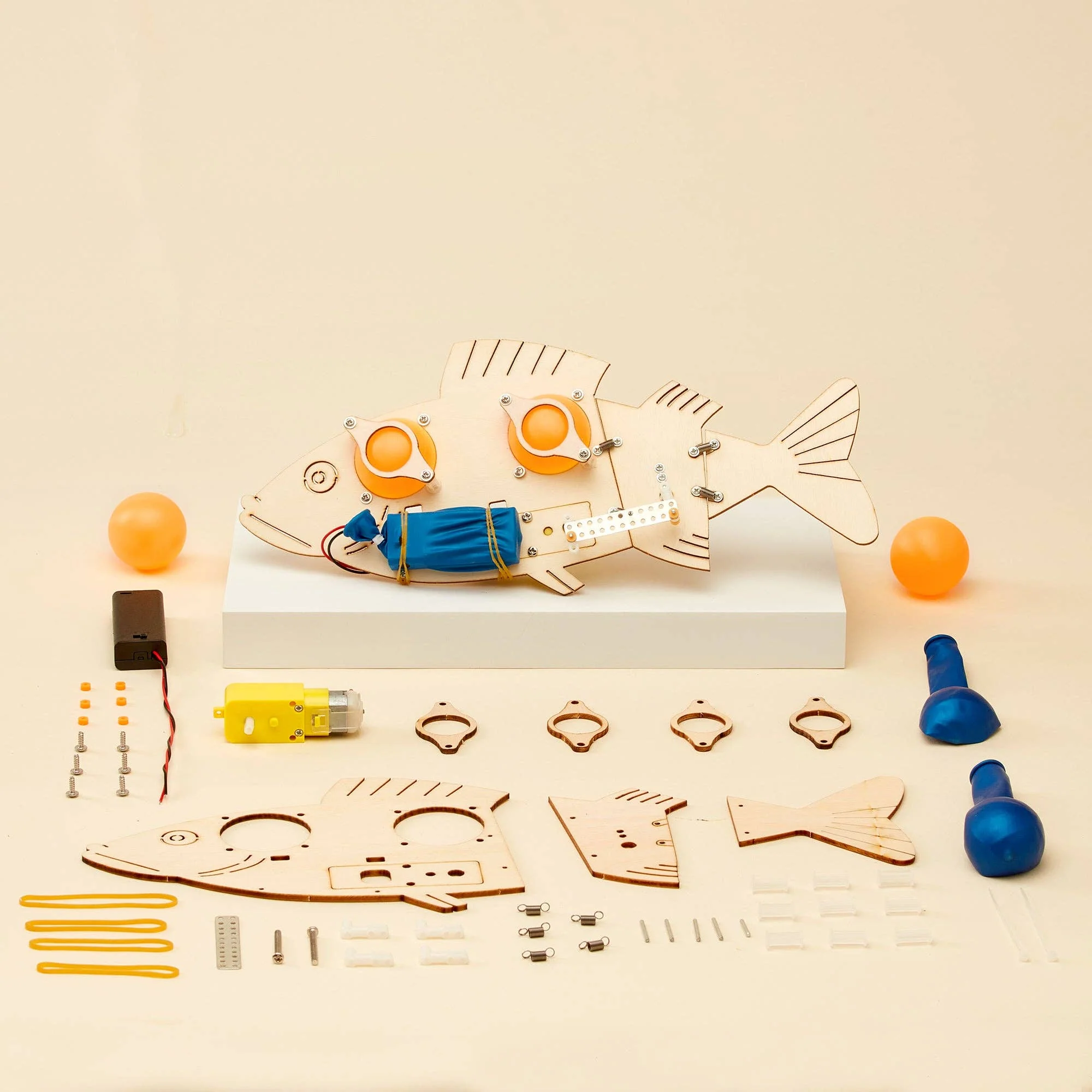 Fish Robot DIY Kit, Educational STEM Toy for Kids, Craft Kit - Image 3