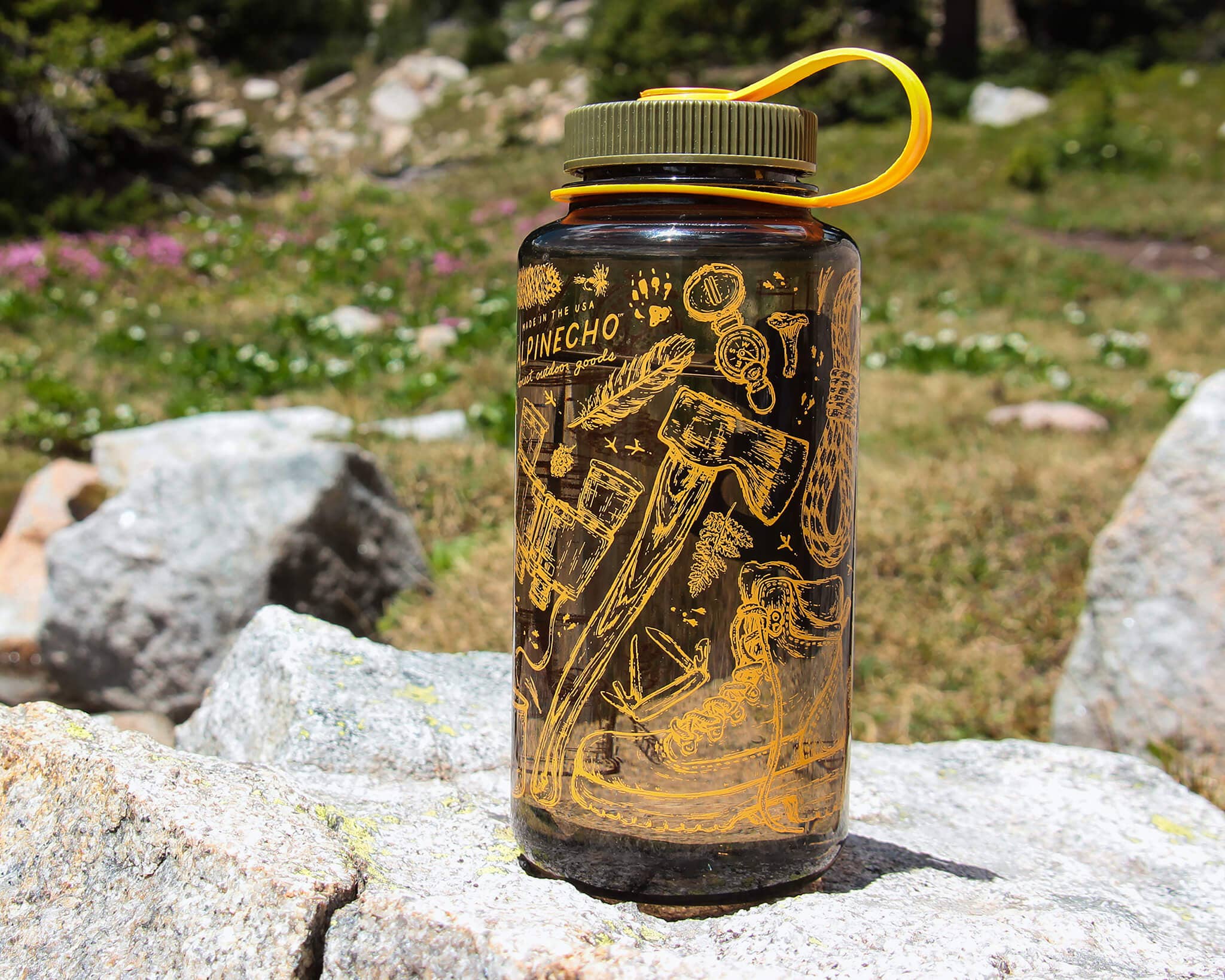 Gone Camping Nalgene - Image 1