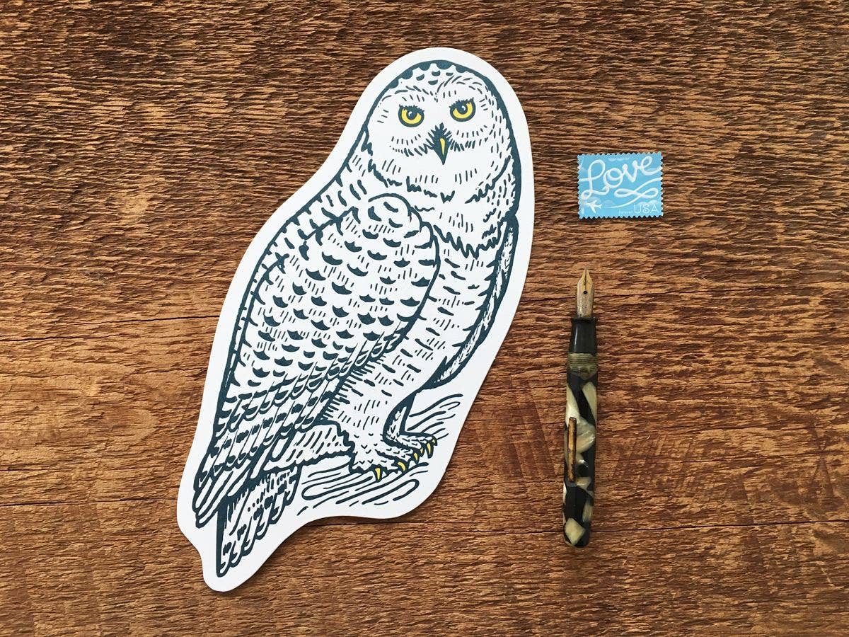 Snowy Owl Postcard - Image 2