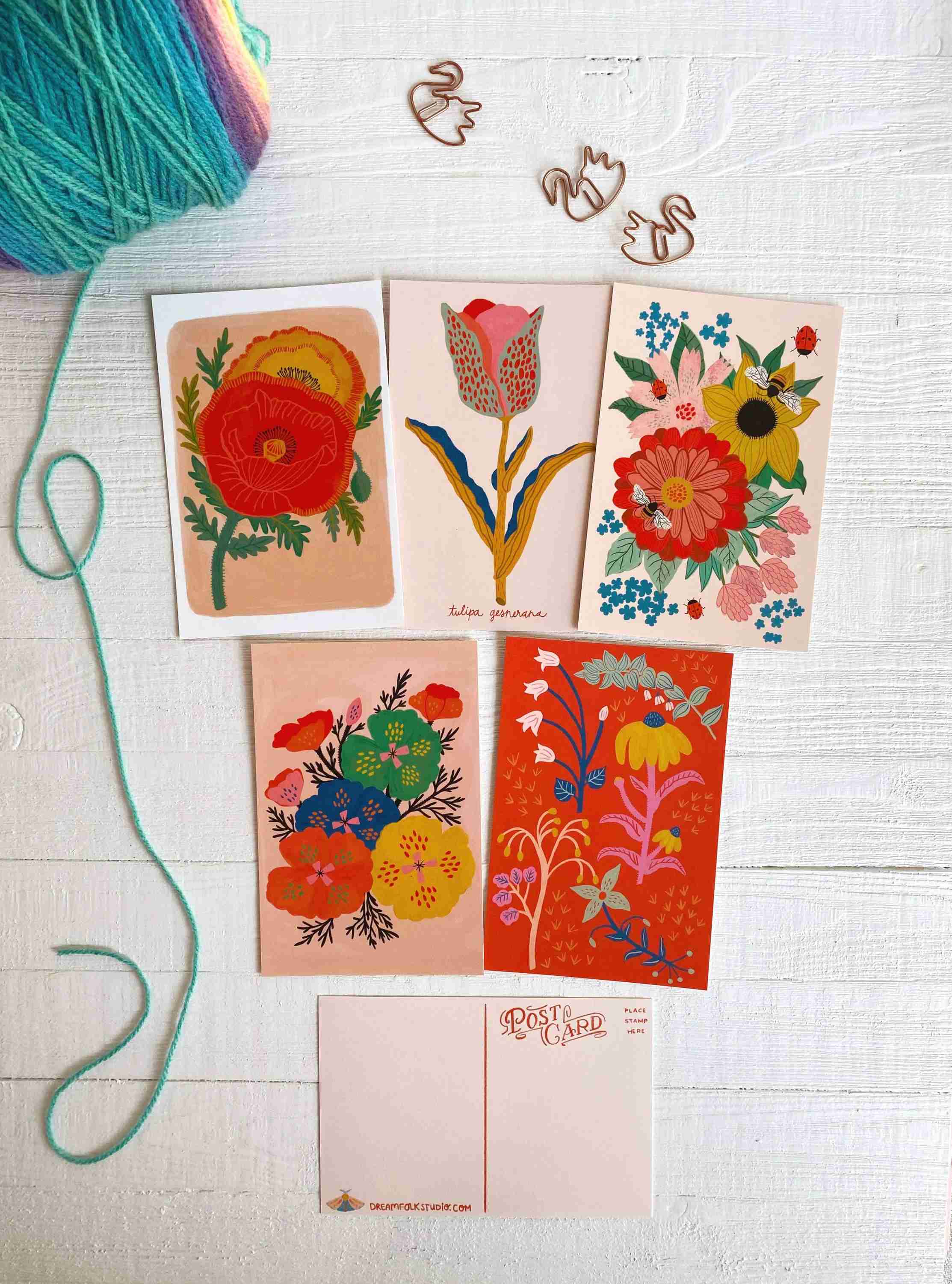 Flower Postcard Pack - 10 postcards - Image 2