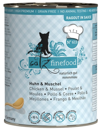 Catz Finefood Ragout N.613 Kurczak i Omułek puszka 380g - Image 1