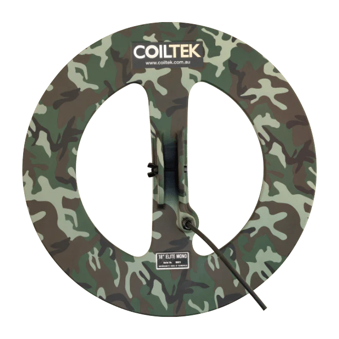 Coiltek 18″ Mono Elite Camo Search Coil for Minelab SD, GP and GPX