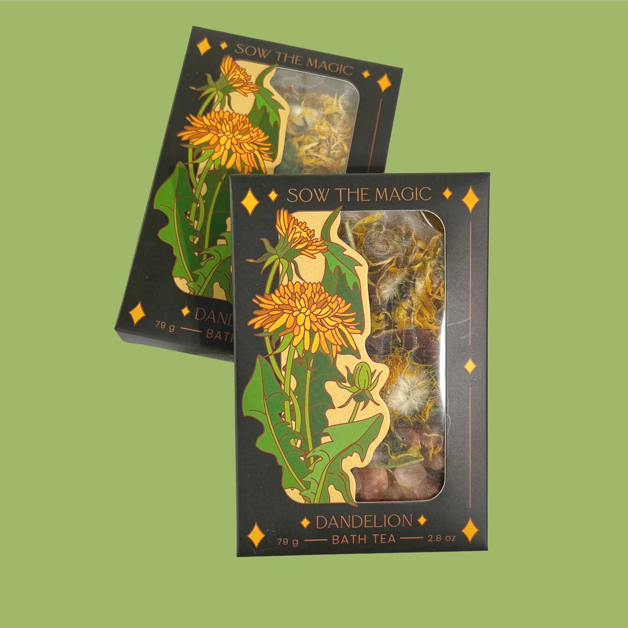 Dandelion Tarot Botanical Bath Tea Box - Image 2