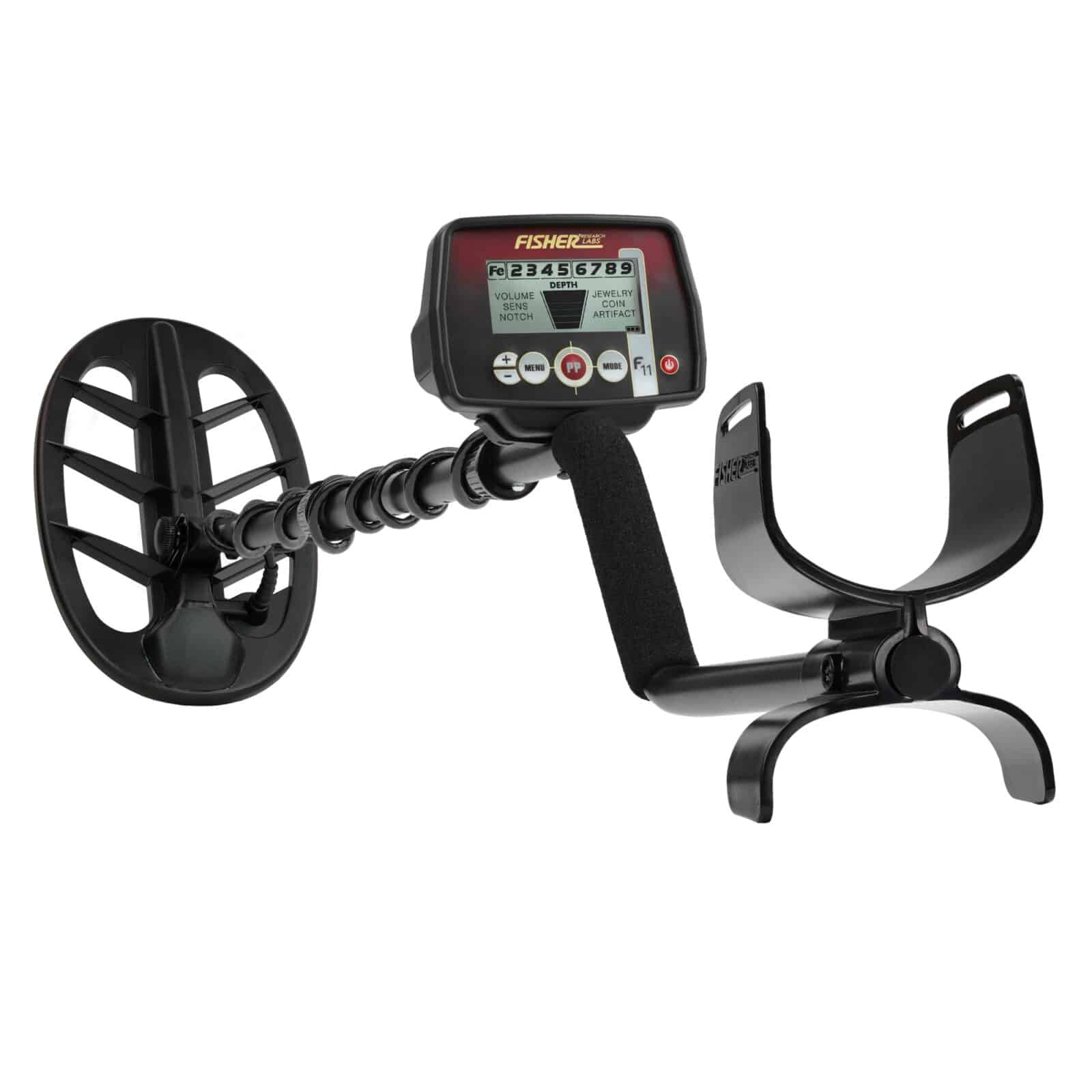 Fisher F11 Metal Detector with 11" DD Coil (Open Box) - Image 1
