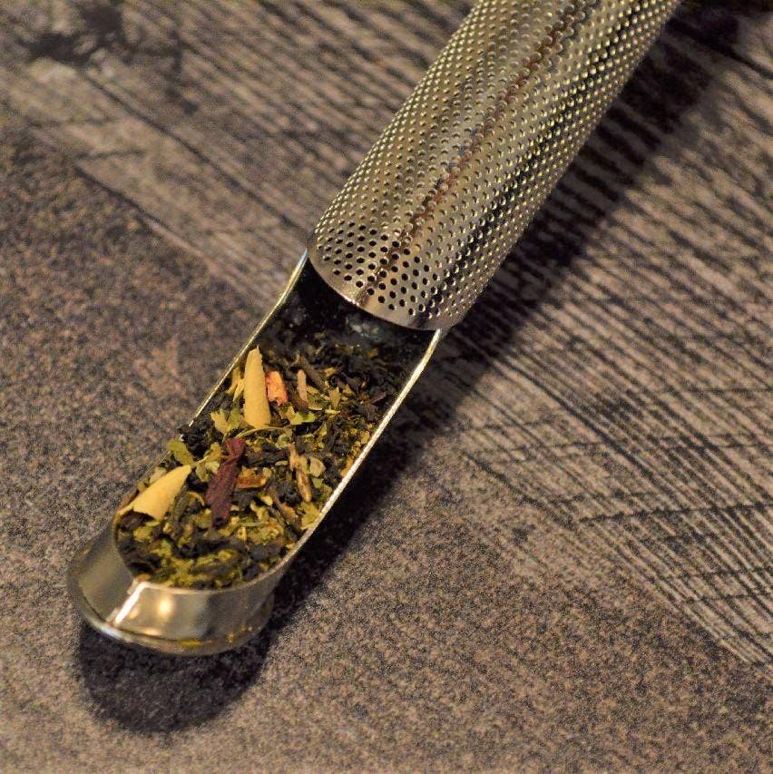 Silver Sliding Tea Infuser - Image 1