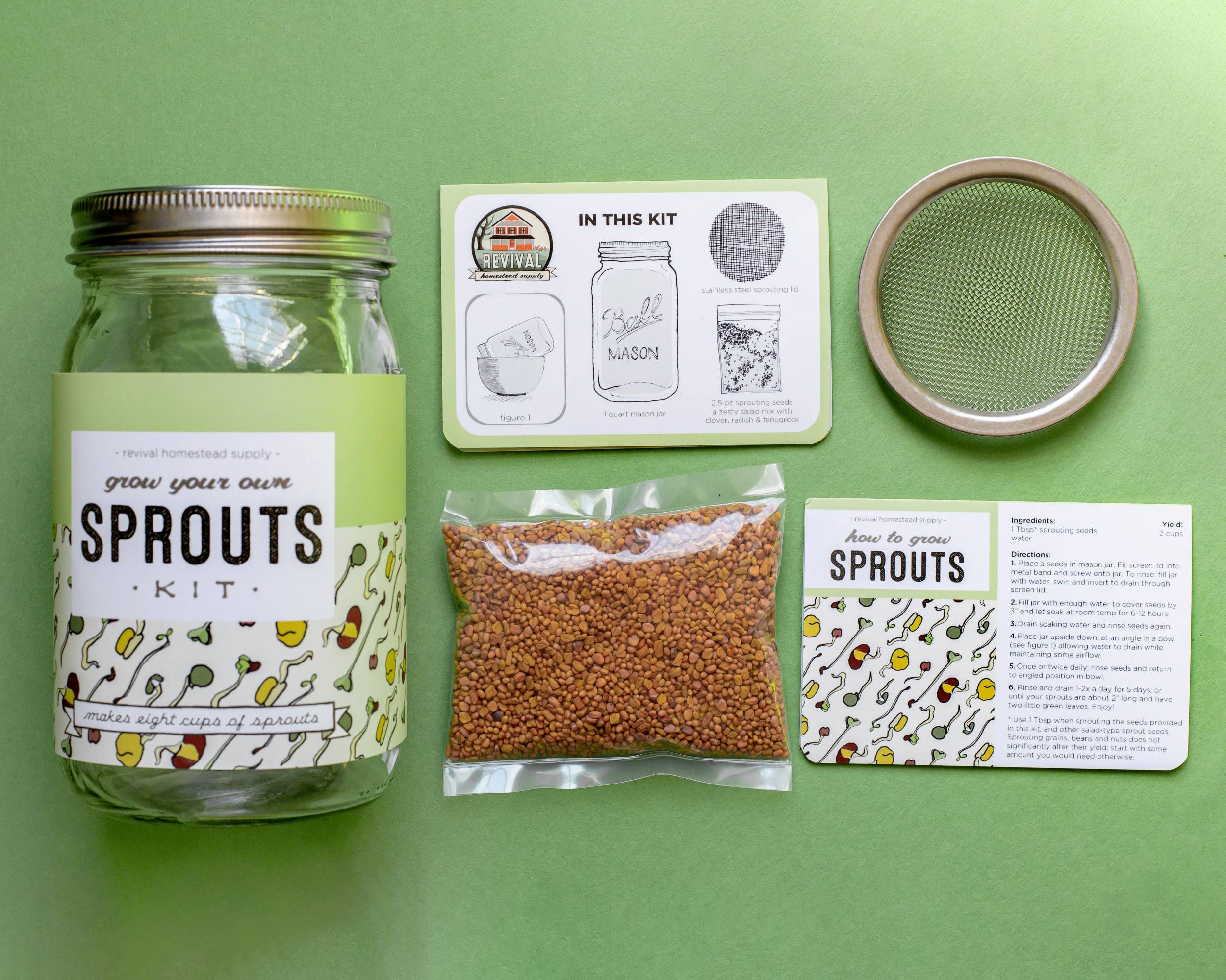 Sprout Kit, Grow Your Own, DIY - Image 2