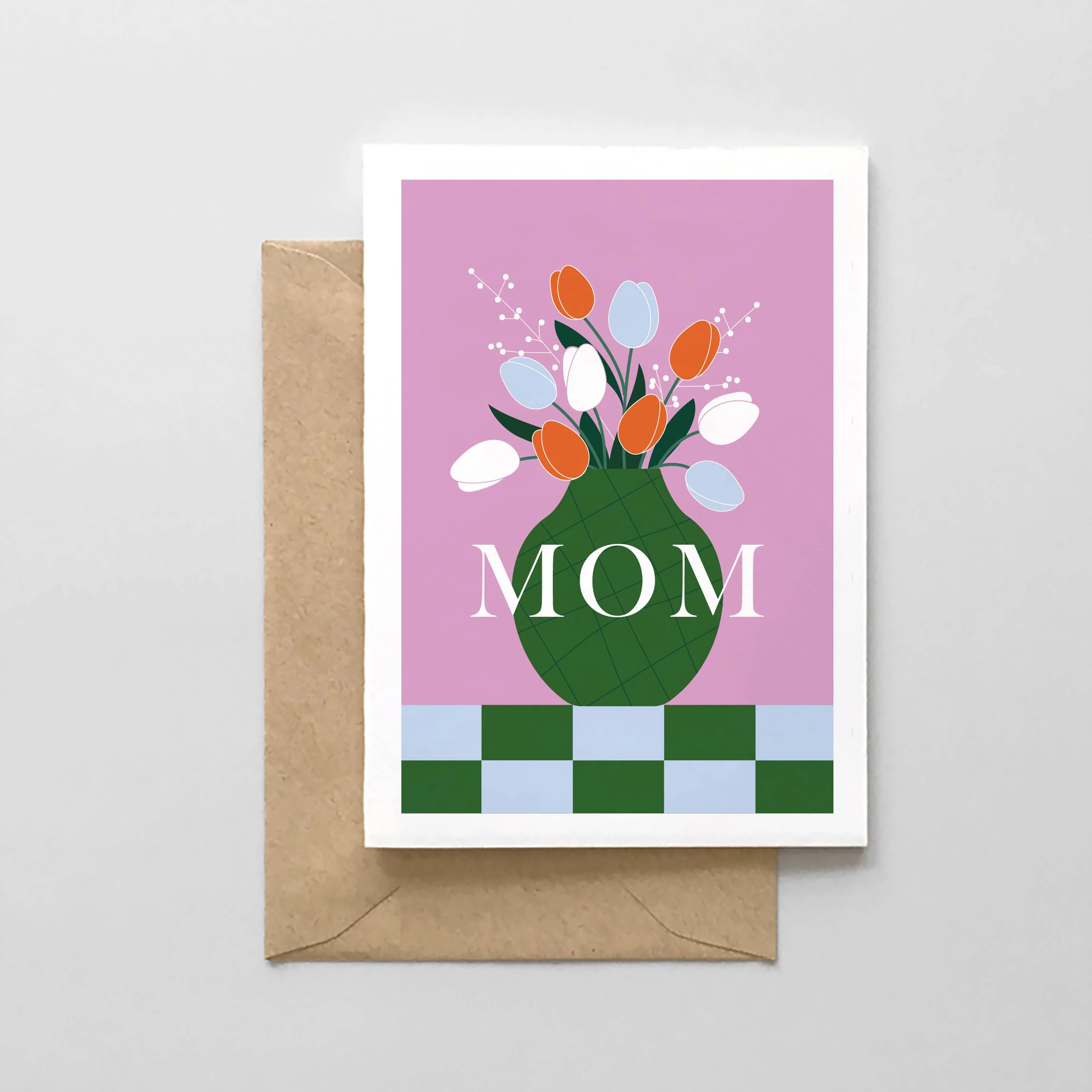 Mom Tulip Vase- Mother