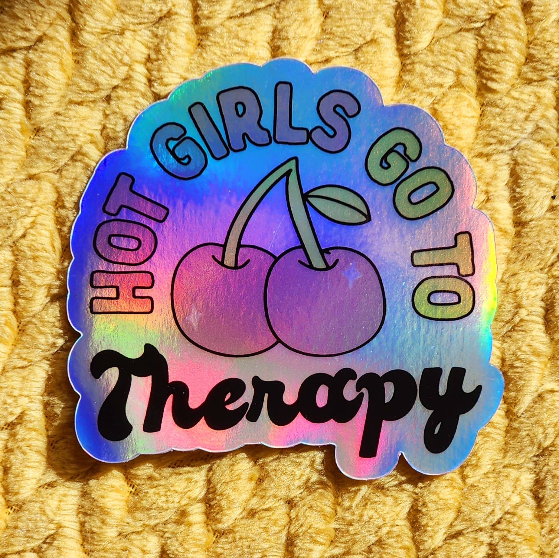Hot girls go to therapy sticker hydroflask journal planner - Image 3