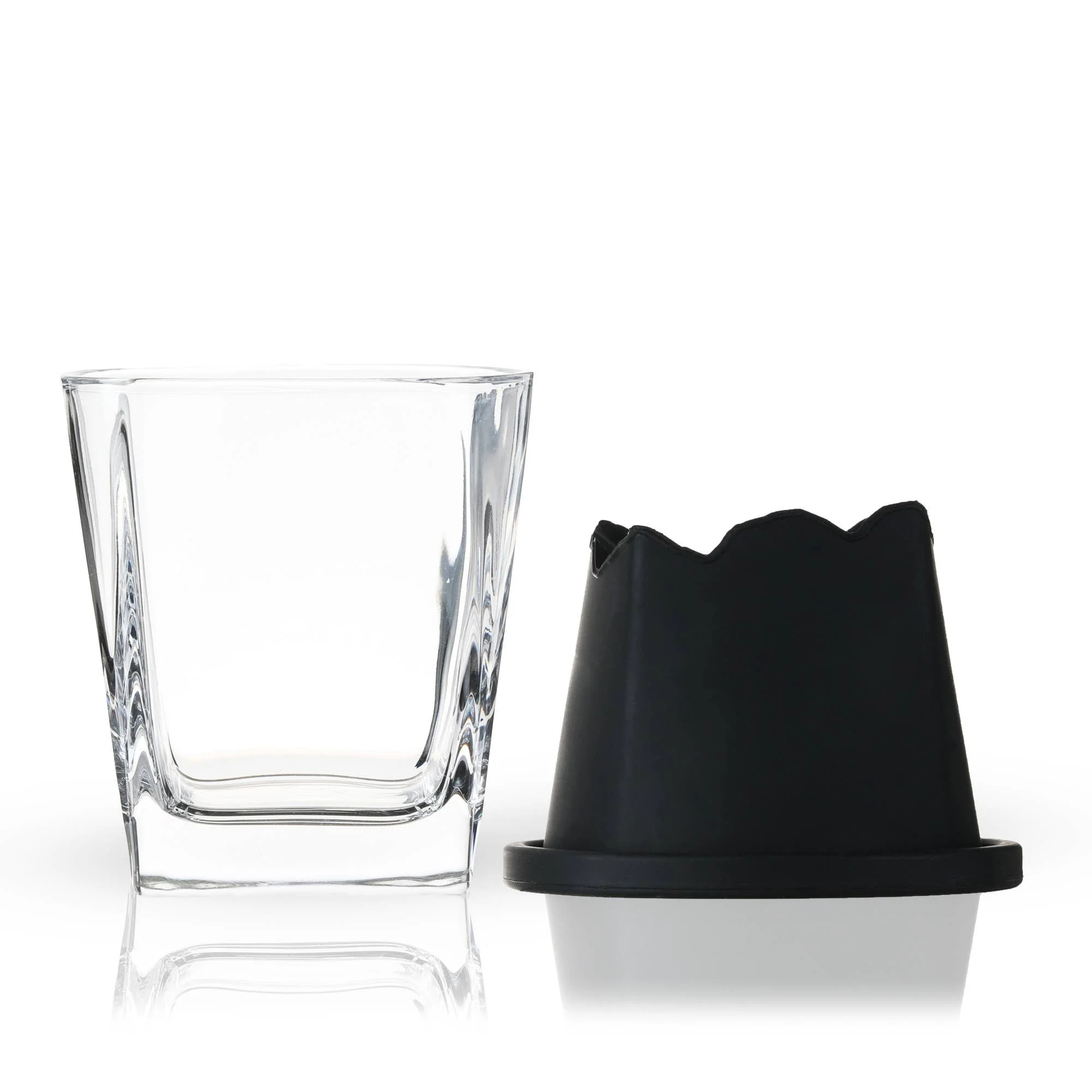 Glacier Rocks® Mountain Ice Mold and Crystal Whiskey Glass - Image 3