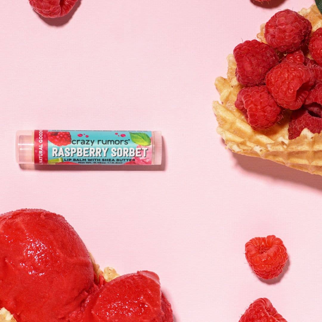 All Natural, Vegan Raspberry Sorbet Lip Balm - Image 3
