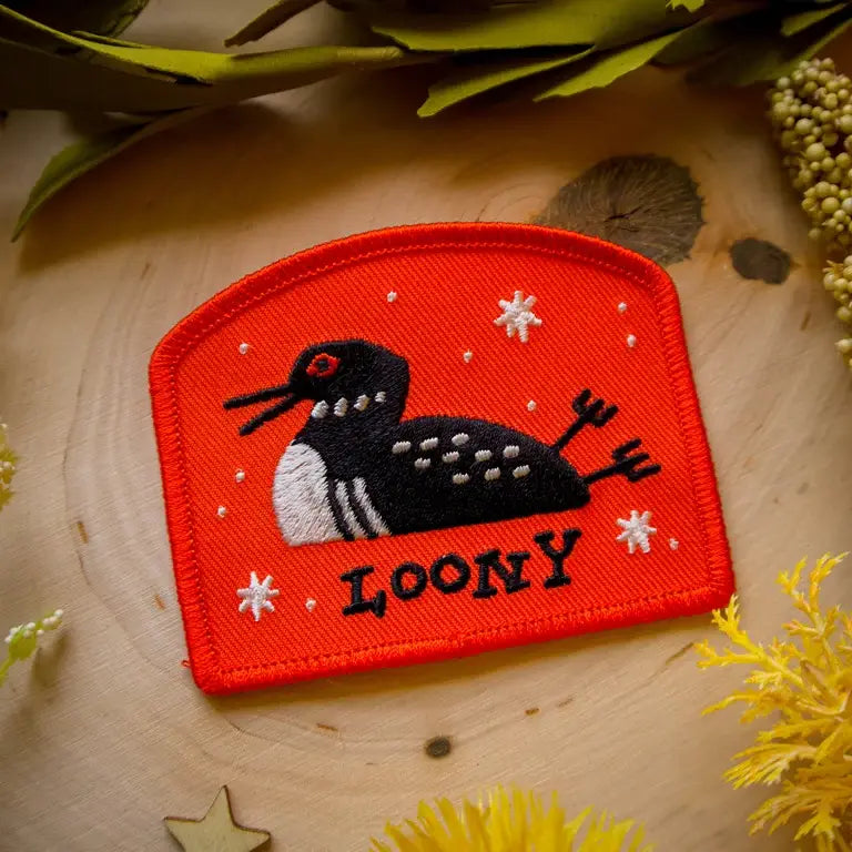 Embroidered Loony Patch - Image 1