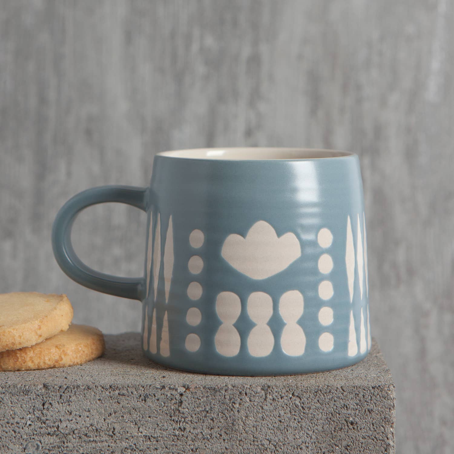 Danica Studio Collage Imprint Stoneware Mugs 12 oz - Image 3