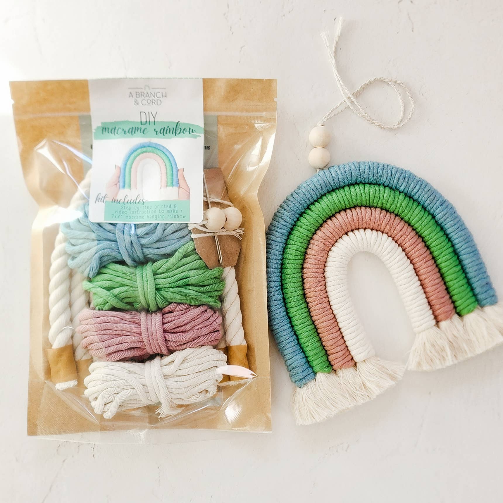 DIY Macrame Rainbow Kit – Meadow