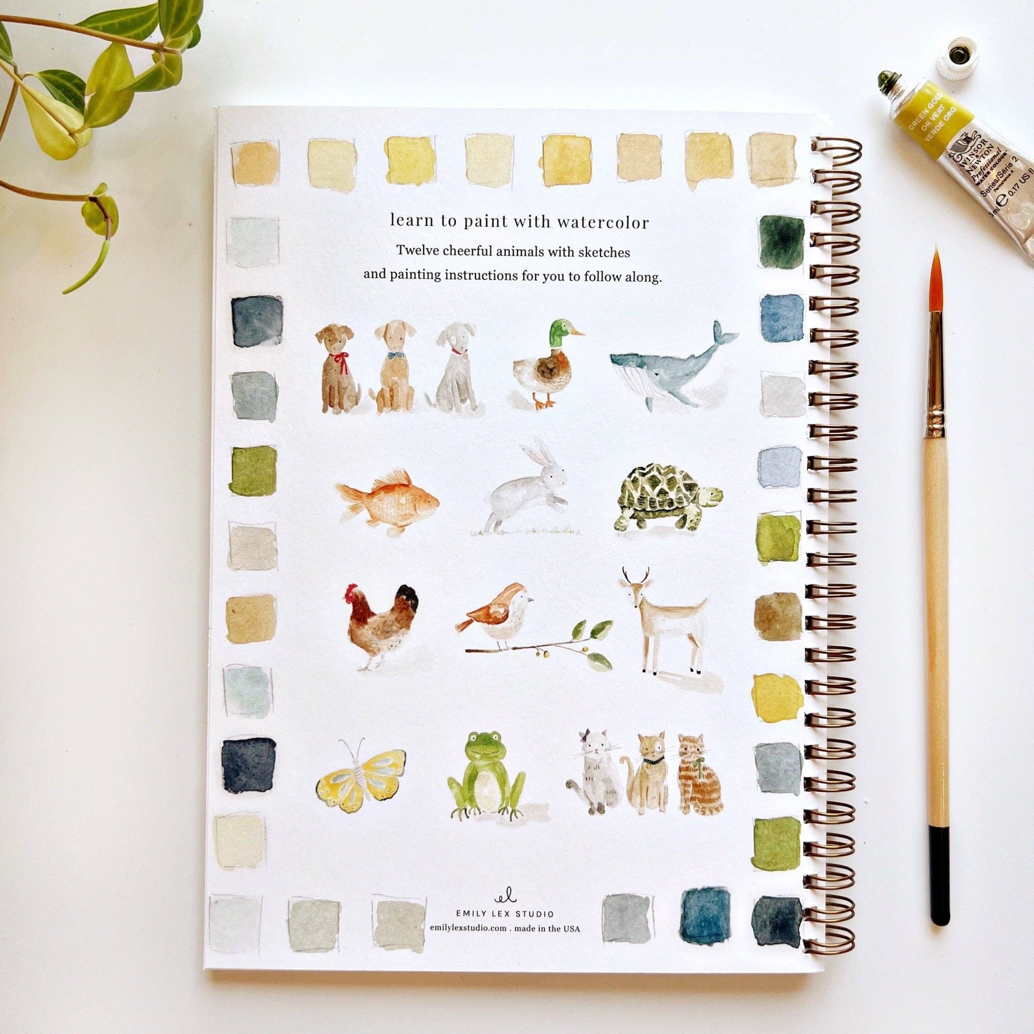 Animals watercolor workbook - Image 2