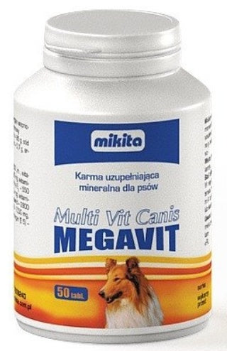 Mikita Megavit Multi-Vit Canis - kompleksowe wsparcie witaminowo-mineralne dla psów - Image 1