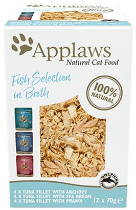 Applaws saszetki dla kota Fish Selection Multi Pack 12x70g - Image 2