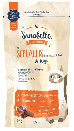 Sanabelle Snack Mintaj & Figi 55g - Image 1