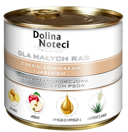 Dolina Noteci Premium Pies Mały Gęś, ziemniaki i jabłko puszka 185g - Image 2