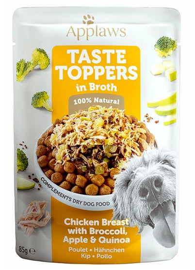 Applaws Taste Toppers Saszetka dla psa - kurczak, brokuł, jabłko i ryż w sosie 85g - Image 2
