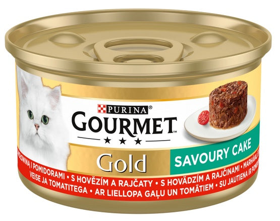 Gourmet Gold Savoury Cake z Wołowiną i pomidorami 85g - Image 2