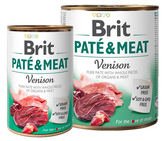 Brit Pate & Meat Dog Venison puszka 800g - Image 2