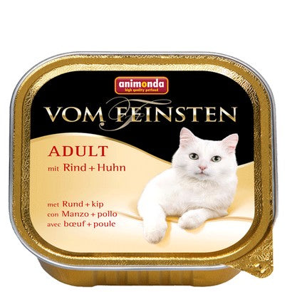 Animonda vom Feinsten Cat Adult Wołowina z Kurczakiem tacka 100g - Image 2