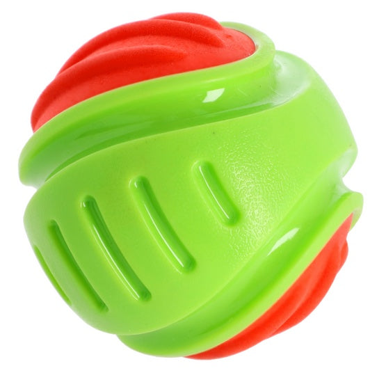 Dingo guma tpr - piłka dent z piszczałką do aportu i gryzienia - 10 cm - Image 2