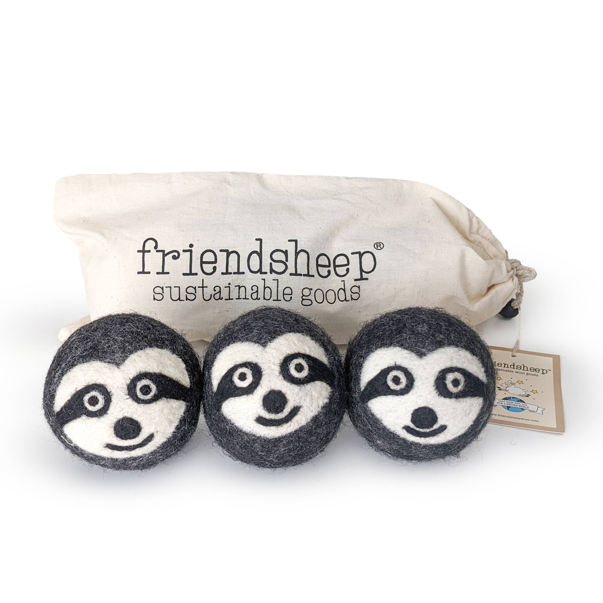 Sloth Trio Eco Dryer Balls - Set of 3 - Image 1