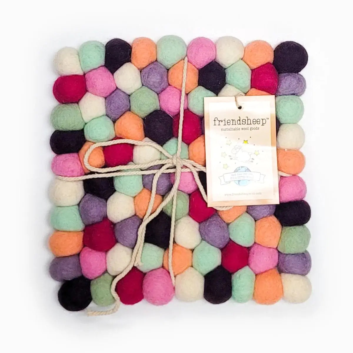 Macarons Eco Coasters and Trivets: Set of 4 - Eco Coasters - Image 3