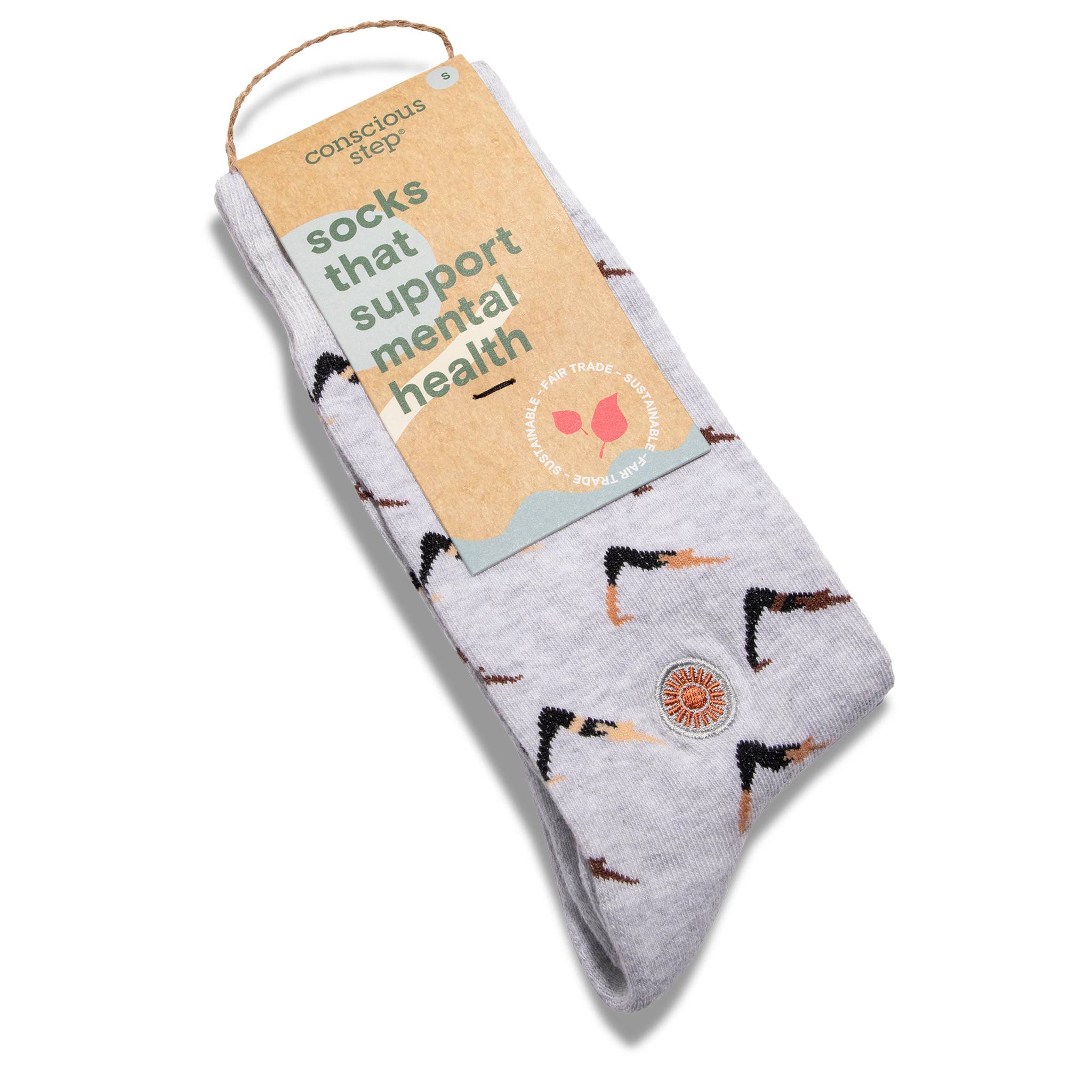Socks that Support Mental Health (Gray Yogis) - Image 2