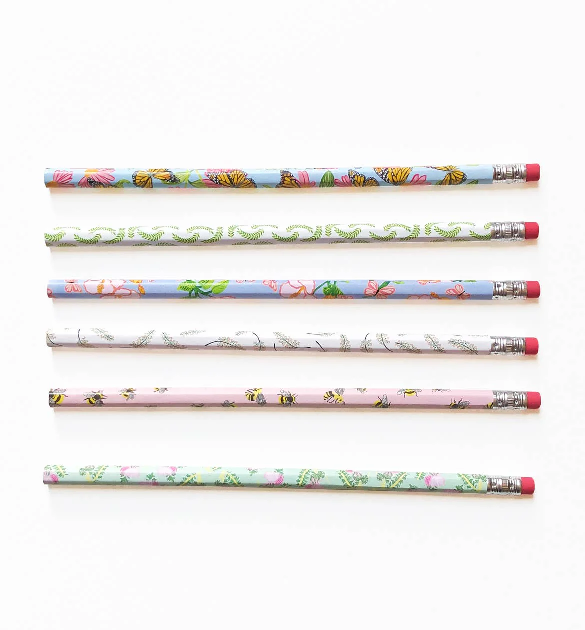 Flowery Garden Pencil Set - Image 2