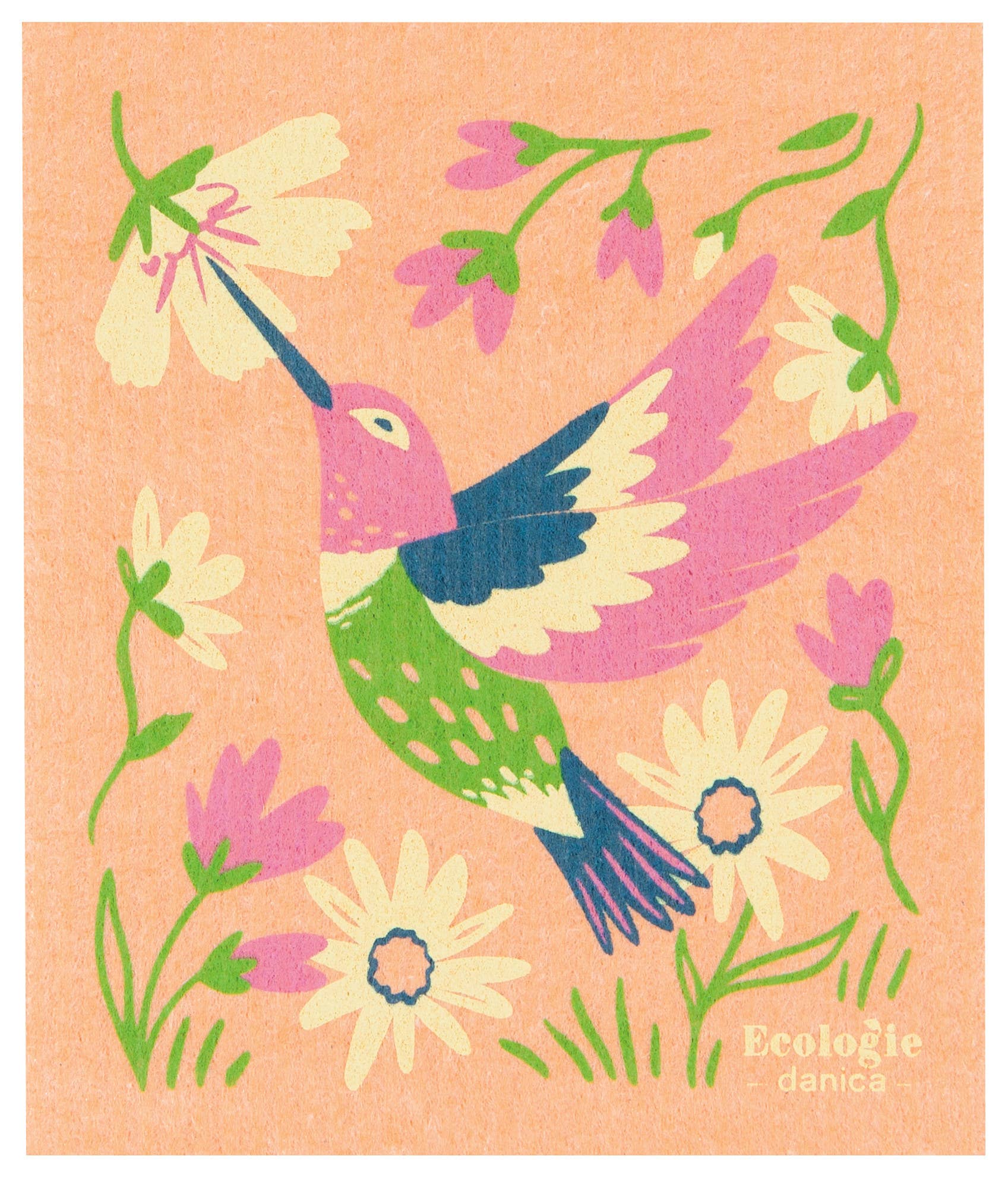 Hummingbird Swedish Dishcloth - Image 1