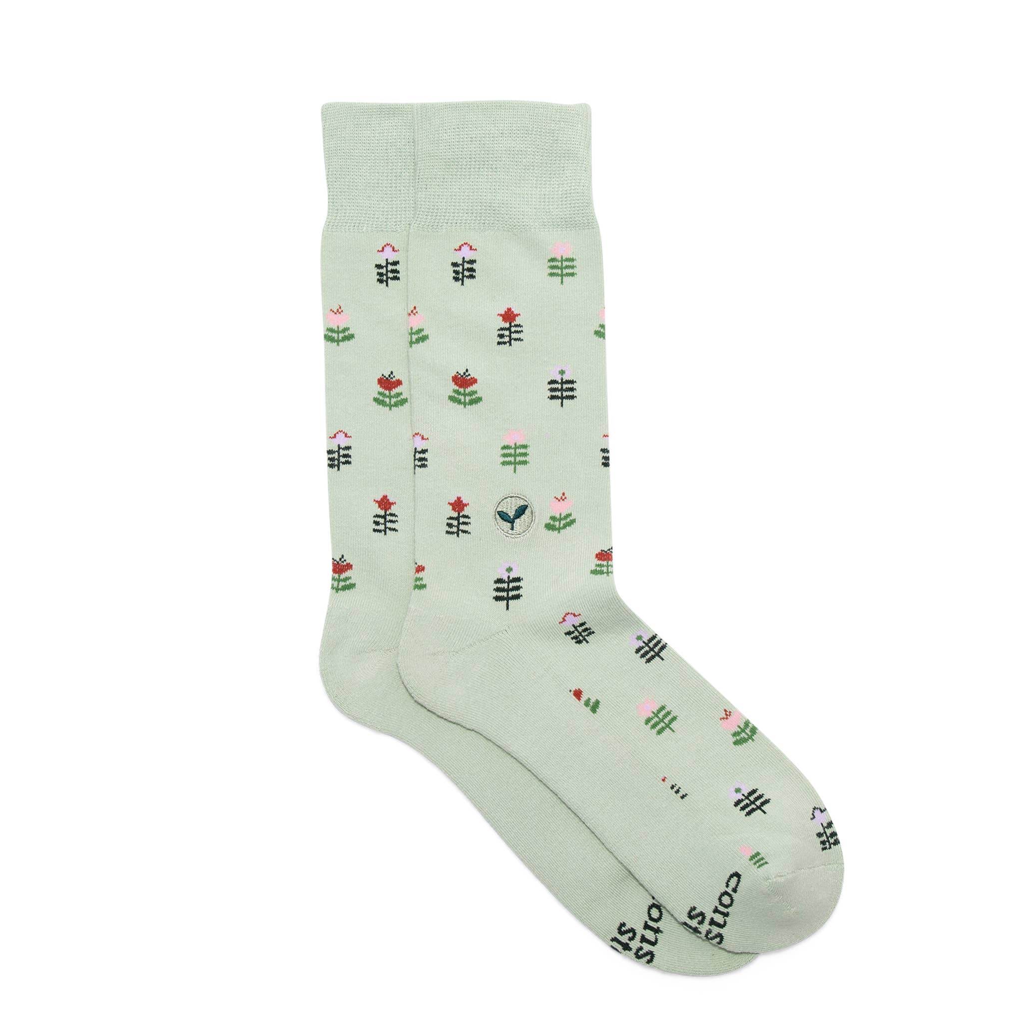 Socks that Plant Trees (Green Tulips) - Image 1
