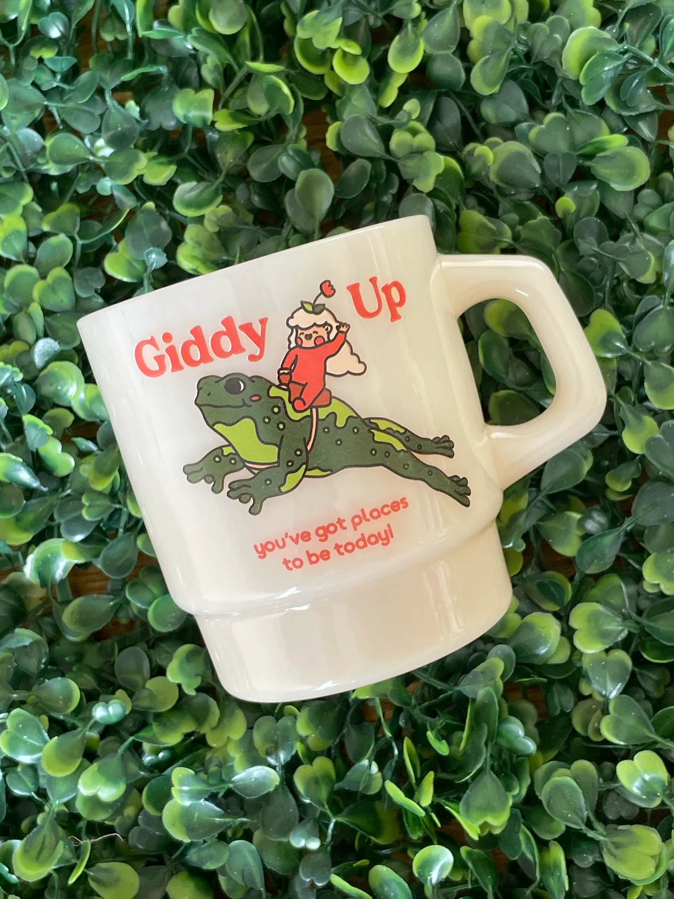 “Giddy Up” Vintage Diner Mug