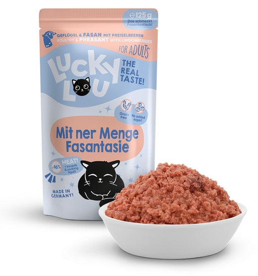 Lucky Lou Lifestage Adult Drób i bażant saszetka 125g - Image 1
