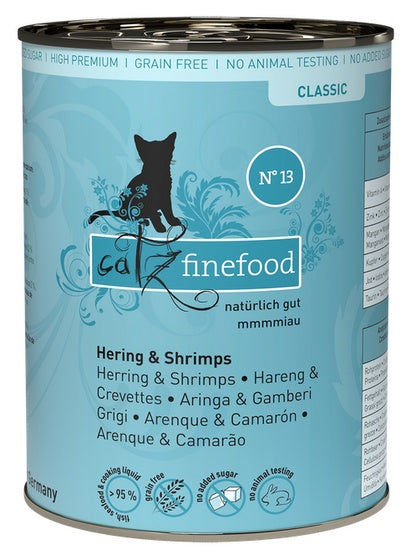 Catz Finefood Classic N.13 Śledź i Krewetki puszka 400g - Image 1