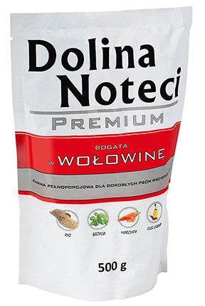 Dolina Noteci Premium Pies Wołowina saszetka 500g - Image 1
