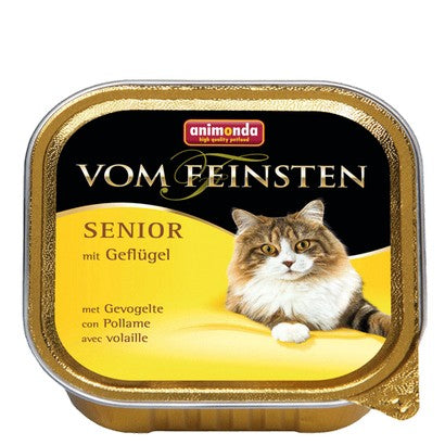 Animonda vom Feinsten Cat Senior z Drobiem tacka 100g - Image 2