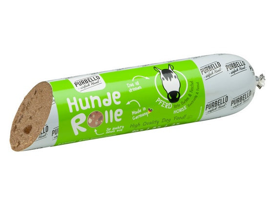 Purbello Dog kiełbaska treningowa monobiałkowa z koniny 400 g - wygodne krojenie w kostki - Image 3