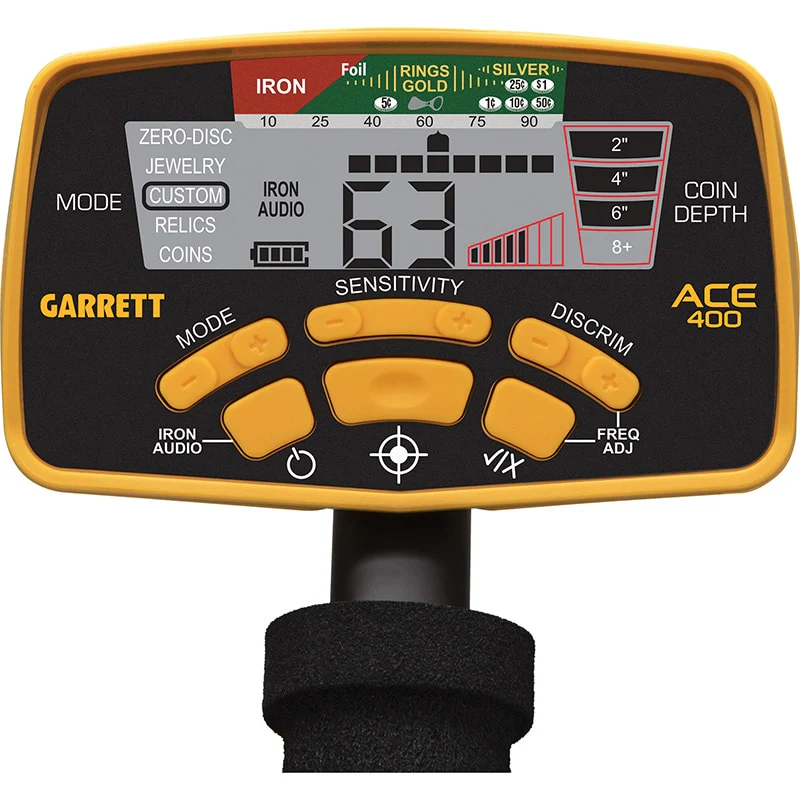 Garrett ACE 400 Metal Detector Pro-Pointer AT Pinpointer, Edge Digger & Carry Bag - Image 3