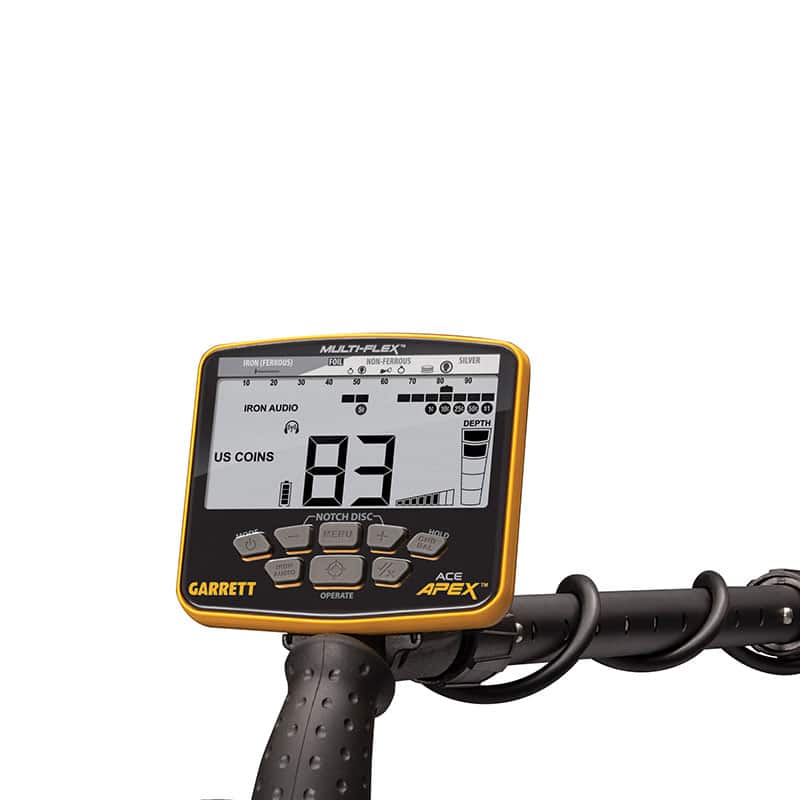 Garrett ACE APEX Metal Detector with 8.5 x 11 Multi-Flex Raider Coil - Military Discount - Image 3