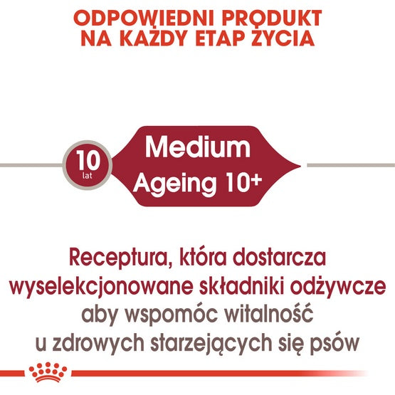 Royal Canin Medium Ageing 10+ karma mokra w sosie dla psów dojrzałych po 10 roku życia, ras średnich saszetka 140g - Image 3