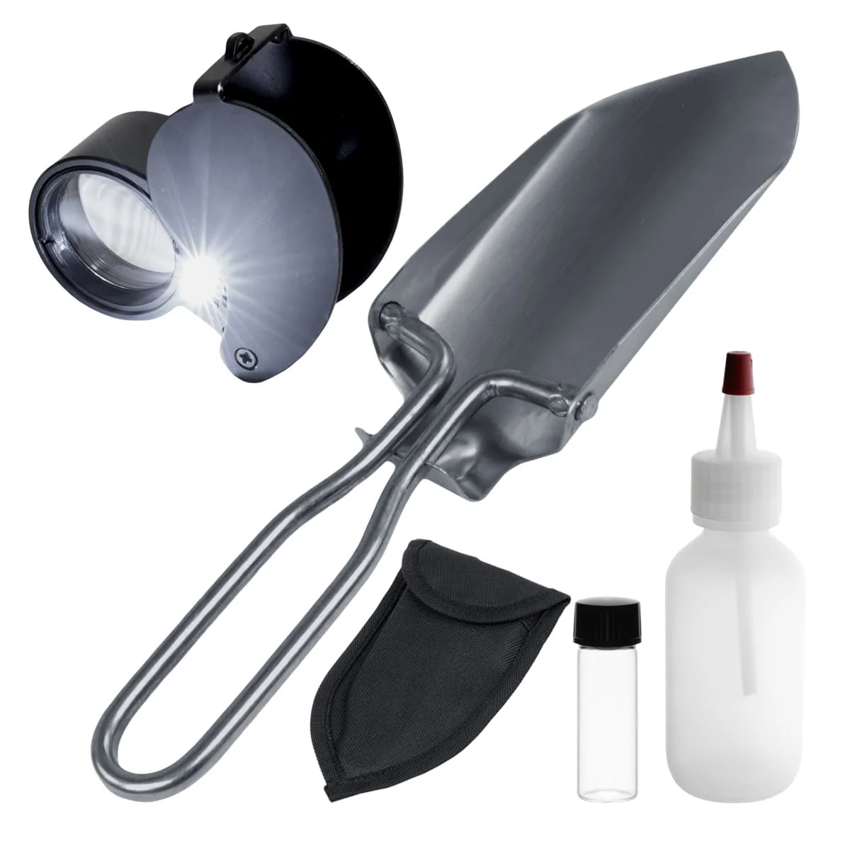 Gold Claw Prospecting Kit with Sand Scoop & LED Magnifier - Image 1